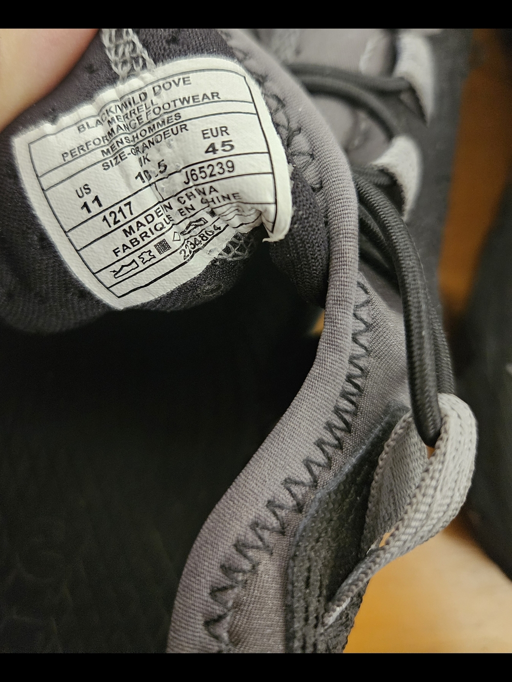 Merrell Men's Black & Gray Trail Sandals - Picture 5 of 5